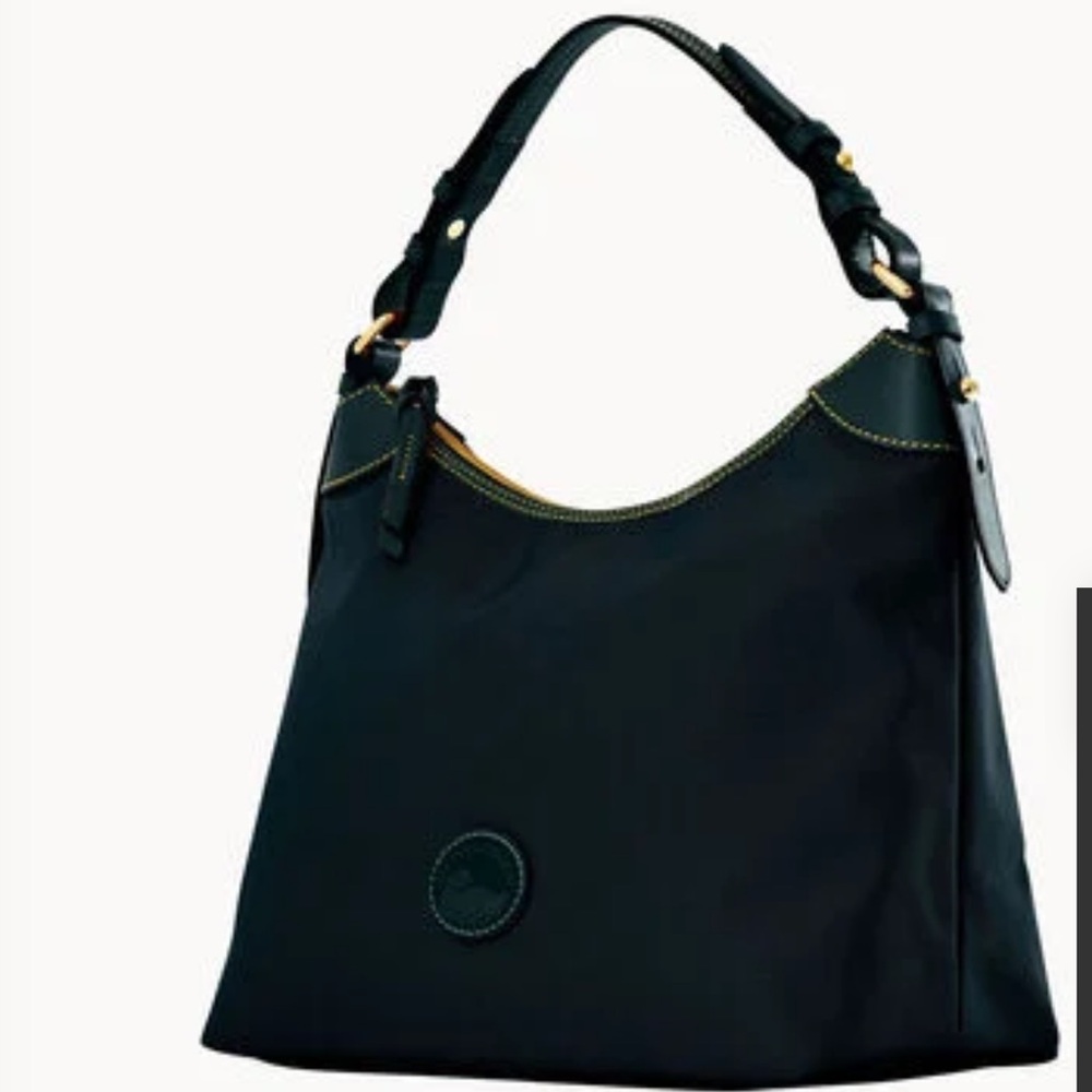 Dooney & Bourke Large Black Hobo Style Erica Bag Excellent Condition - Picture 8 of 10